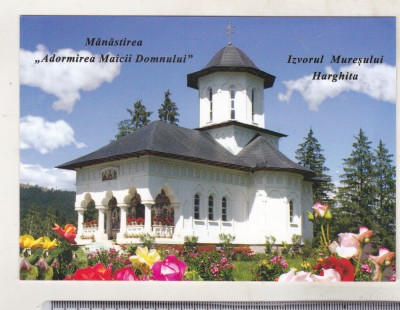 bnk cp Manastirea Izvorul Muresului - Vedere - necirculata foto