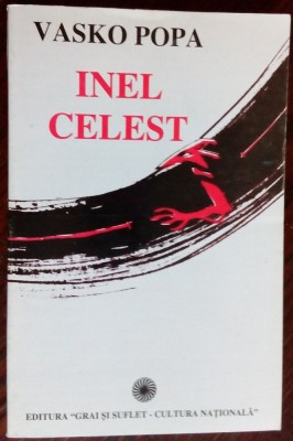 VASKO POPA: INEL CELEST (POEME ALESE, 1953-1981) [DEDICATIE/AUTOGRAF IOAN FLORA] foto