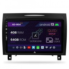Navigatie Navigatie Benz SLK (2006-2010), Android 13, A-Octacore 4GB RAM + 64GB ROM, 9 Inch - AD-BGA9004+AD-BGRKIT406V2