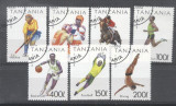 Tanzania 1993 Sports used DE.026, Stampilat
