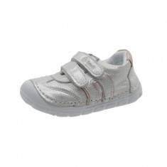 Pantofi ortopedici din piele pentru fete Small Foot PCFSM2-AR, Argintiu foto