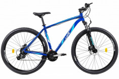 Bicicleta Mtb Afisport 2921 Supra Albastru L 29 inch foto