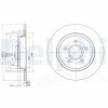 DELPHI BG3897C Disc frana