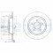 DELPHI BG3897C Disc frana