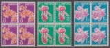 DB1 Albania Flori 1961 bl. x 4 MNH, Nestampilat