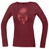 Tricou Dama DIRECT ALPINE Furry Long Lady 1.0 Palisander L Lana Merino Respirabil