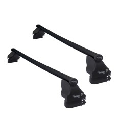 Set bare transversale portbagaj din otel marca Twinny Load TL S09, kit complet cu bare, suporti si antifurt cu cheie AutoDrive ProParts foto