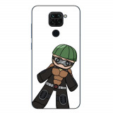 Husa compatibila cu Xiaomi Redmi Note 9 Silicon Gel Tpu Model One Punch Man Mumen Rider