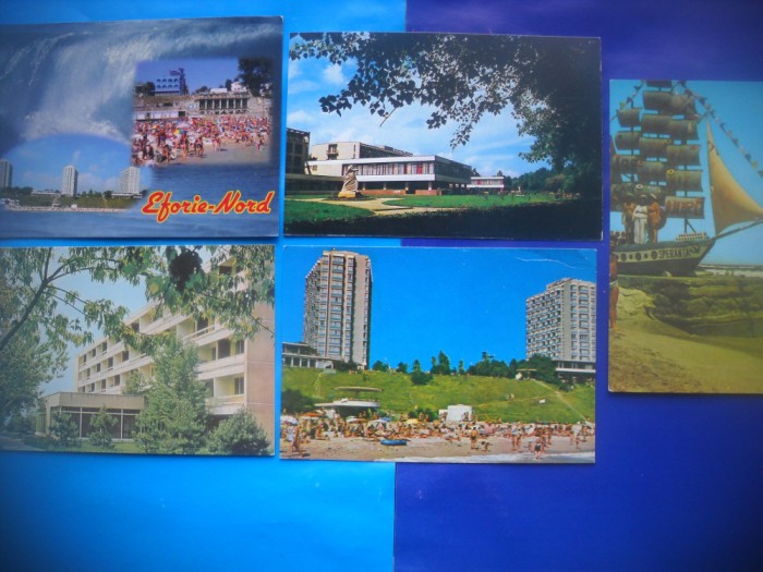HOPCT LOT NR 676 EFORIE NORD -CT-5 CARTI POSTALE-RSR-NECIRCULATE