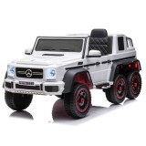 Cumpara ieftin Masinuta electrica copii, Mercedes G63 6x6, 210W, 12V 10Ah, echipare Premium, alba