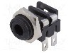 Conector jack, Jack 3,5mm, 2 contacte, mama, CLIFF - S6/BB (CL1382)