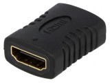 Adaptor HDMI Negru Soclu-Dublu