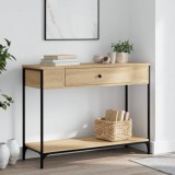 vidaXL Măsuță consolă, stejar sonoma, 100x34,5x75 cm, lemn prelucrat