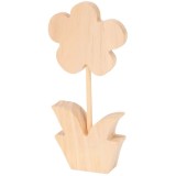 Floare din Lemn Hobby 15 x 8 cm Decor DIY