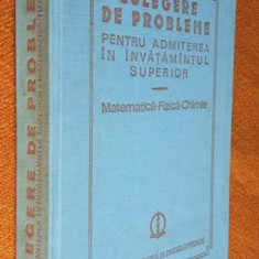 Culegere de probleme Matematica Fizica Chimie - Cuculescu, Stanasila 1984