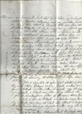 A3050N Act de cedare către creditor a unor păm&acirc;nturi zălogite pentru &icirc;mprumuturi de bani, 1844, Transilvania, cu sigilii &icirc;n ceară roșie
