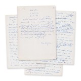Geo Bogza, Cantalup, cinci file manuscris, 27.XI.1979