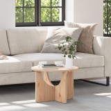 vidaXL Masă de cafea Natural 50 x 50 x 35 cm Lemn de brad solid
