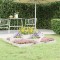 vidaXL Jardinieră, alb, 112x112x27 cm, lemn masiv de pin 823886