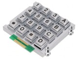 Tastatură Metalică 16 Butoane Rezistentă la Apă