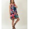 ROCHIE SCURTA FARA MANECI SPLENDIDO MULTICOLORA TALIE UNICA Multicolora
