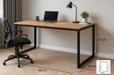 Cumpara ieftin Birou Smart Dual Max Adore, 160x60x75 cm, Alb/Natural, Birou Calculator, Cadru Metalic, Ergonomic