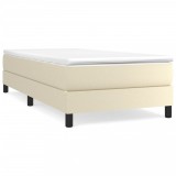 Cumpara ieftin Cadru de pat, crem, 80x200 cm, piele ecologica