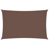 Cumpara ieftin Panza parasolar, maro, 2,5x5 m, tesatura oxford, dreptunghiular