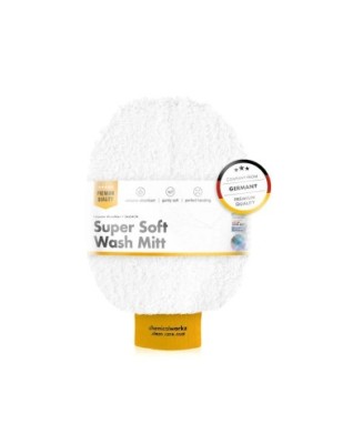 Mănușă microfibră spălare auto Chemicalworkz Wash Mitt Supersoft Auriu foto