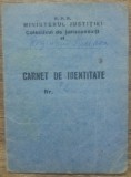 Carnet de identitate Ministerul Justitiei, Colectivul de Jurisconsulti/ RPR