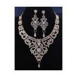 Cumpara ieftin Set Colier si Cercei Aurii cu Diamante - 88732