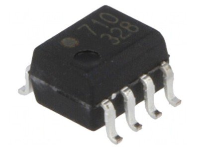 Optocuplor SMD 3,75kV 25Mbps Gull Wing 8-Pin foto