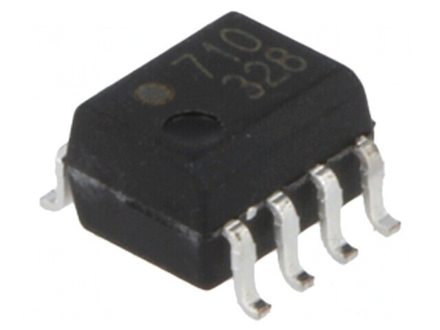 Optocuplor SMD 3,75kV 25Mbps Gull Wing 8-Pin