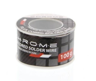 Fludor 100gr 0.8mm SN60 PB40 Flux 2% Chrome foto