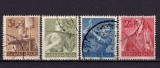 Cumpara ieftin ✅ ( S45 ) Germania Reich 1943 &quot;8 ani in serviciul muncii &quot; serie completa Michel 850/853 , stampilata - diverse stampile !