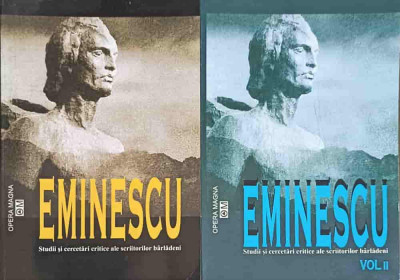 EMINESCU, STUDII SI CERCETARI CRITICE ALE SCRIITORILOR BARLADENI VOL.1-2-MIRCEA COLOSENCO-244926 foto