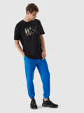 Pantaloni jogger de trening pentru bărbați - albaștri, 4F Sportswear