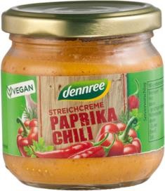 Pate Bio Vegetal cu Ardei si Chili Dennree 180gr foto