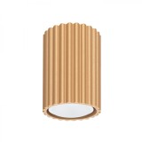 Lampă De Tavan Karbon Din Aluminiu Aurit, 1 Bec Tub Minimalist De Interior.