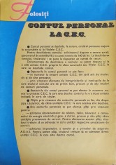 AF38 Afiș CEC, Rom&acirc;nia comunistă