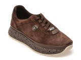 Pantofi sport GRYXX maro, 219158Z, din piele intoarsa