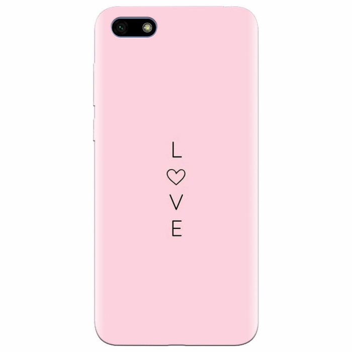 Husa silicon pentru Huawei Y5 2018, Love