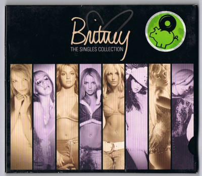 CD Britney Spears &amp;lrm;&amp;ndash; The Singles Collection , original, holograma foto