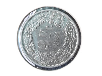 2 Francs 1981, Elvetia - G 4551 foto