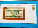 2 Dollars 1977-1981-Solomon Islands-RARA-in pliant de prezentare-Oferta!!