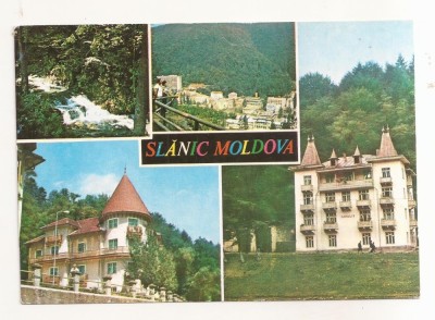 RF62 -Carte Postala- Slanic Moldova, circulata 1989 foto
