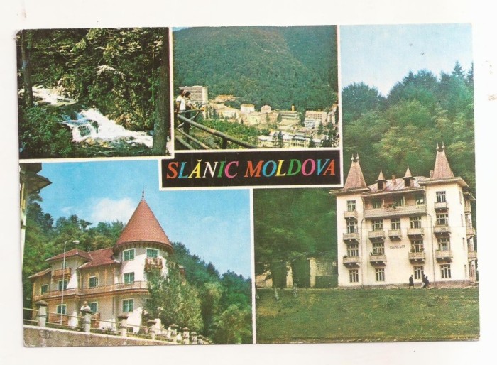 RF62 -Carte Postala- Slanic Moldova, circulata 1989