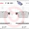 BREMBO P 36 031 PRIME LINE set placute frana,frana disc