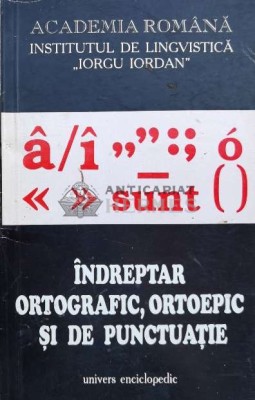 Indreptar ortografic, ortoepic si de punctuatie - 1995 ($L4) foto