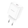 Incarcator Retea USB-C Borofone BN3 Premium, Quick Charge, 20W, 1 X USB Tip-C - Alb